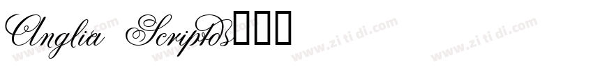 Anglia Script字体转换